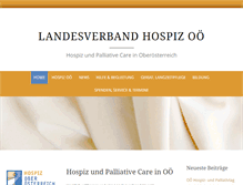 Tablet Screenshot of hospiz-ooe.at